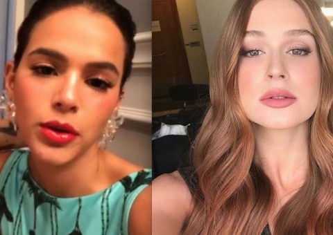Bruna Marquezine se emociona com vídeo de Marina Ruy Barbosa: 'quase chorei'