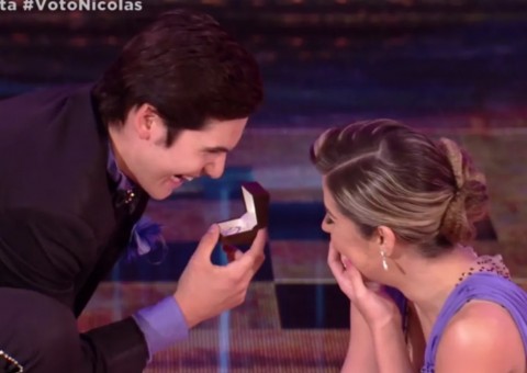 Nicolas Prattes ‘pede’ bailarina em casamento no ‘Dança dos Famosos’