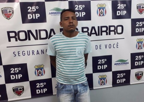 Homem é preso suspeito de atirar em rosto de policial durante assalto em Manaus