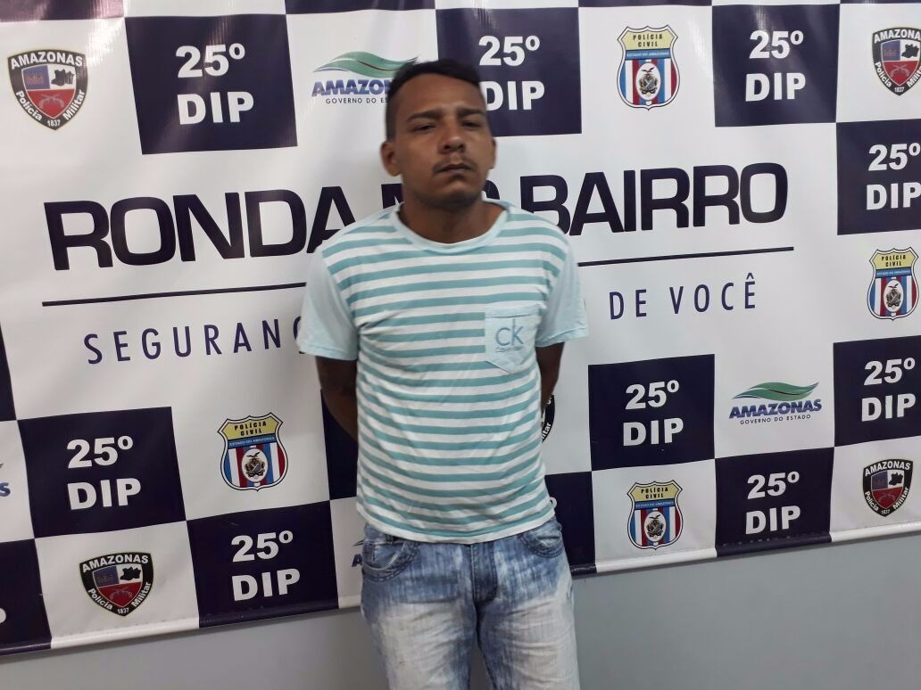 Homem é preso suspeito de atirar em rosto de policial durante assalto em Manaus
