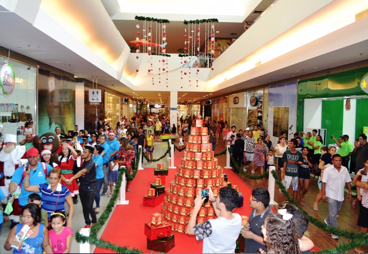 Papai Noel chega ao Via Norte nesta quarta com mega programação para a criançada