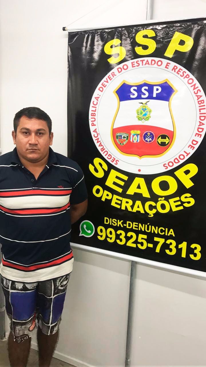 Homem procurado por homicídio é preso após denúncia anônima em Manaus