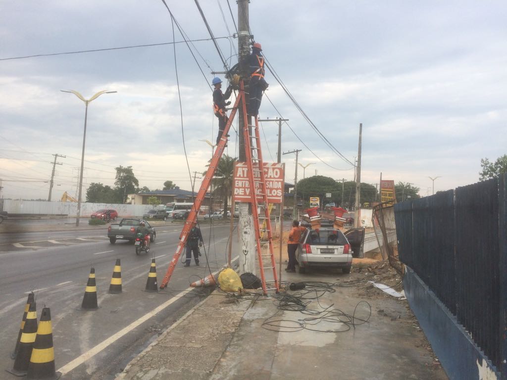 Obras no desvio de tráfego na Noel Nutels é intensificada 