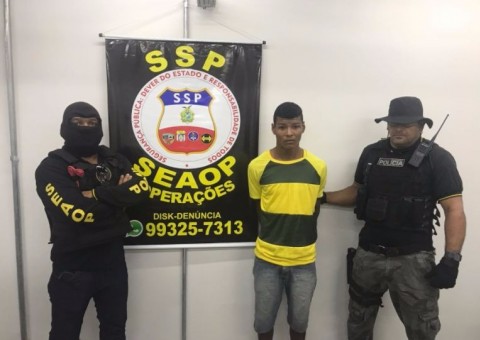 Foragido do Compaj é recapturado após denúncia anônima em Manaus