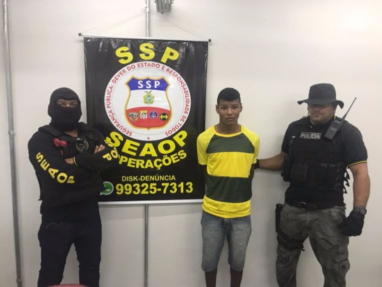 Foragido do Compaj é recapturado após denúncia anônima em Manaus