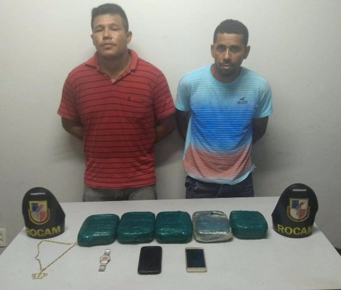 Dupla é presa em flagrante com 5kg de cocaína após denúncia em Manaus