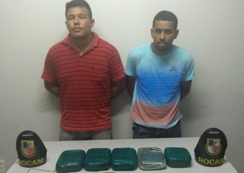 Dupla é presa com cocaína escondida em quarto de estância em Manaus
