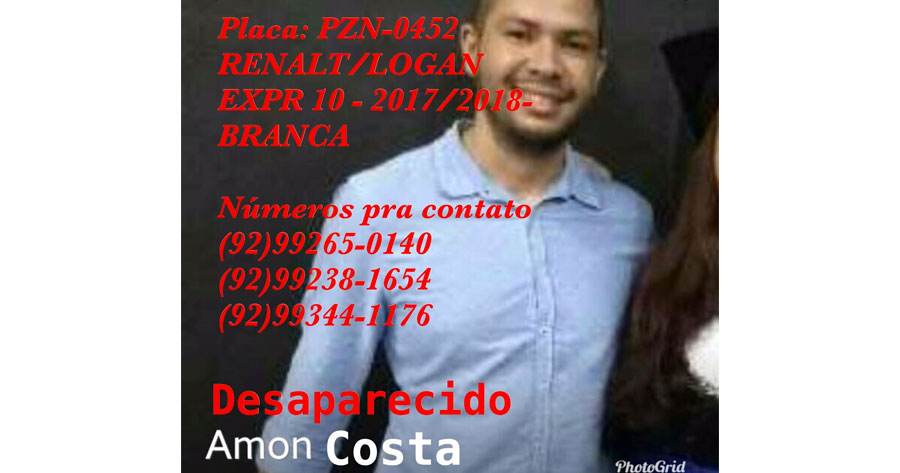 Motorista da Uber desaparece misteriosamente após fazer corrida em Manaus