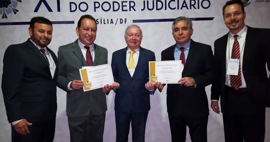 TJAM e TRE-AM recebem o Selo Justiça categoria Ouro