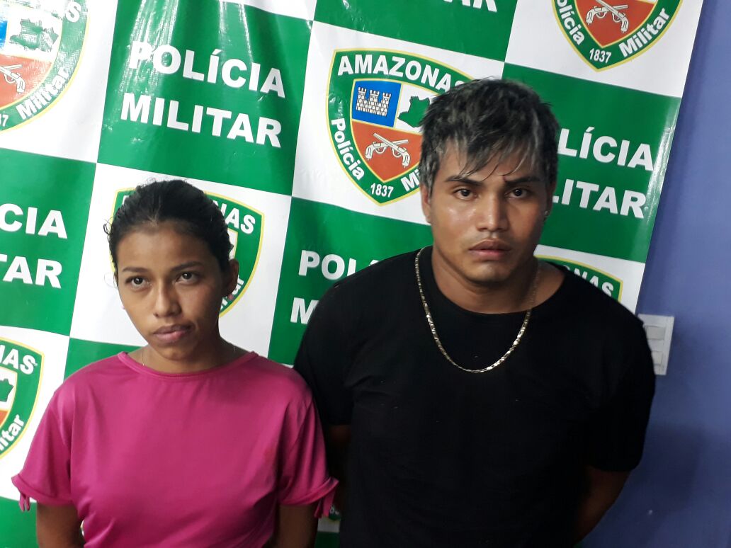 Com submetralhadora falsa, casal invade e rouba posto de combustíveis em Manaus