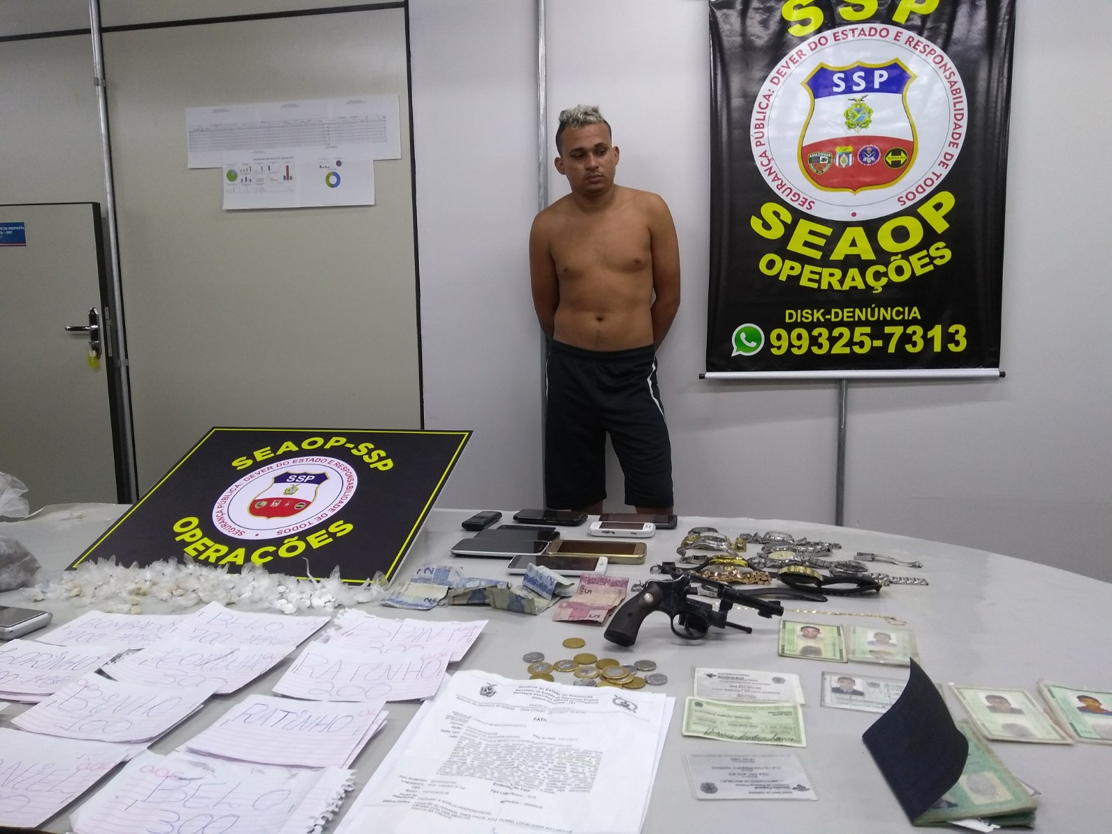 Suspeito de participar de esquema de roubos a alunos da Ufam é preso com drogas