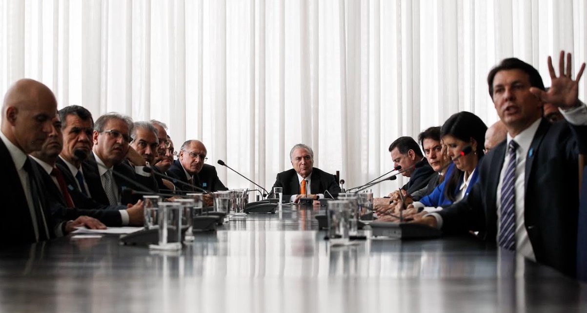 Vice-governador Bosco Saraiva participa de reunião com Temer sobre reforma da previdência 