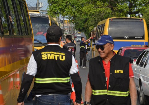 SMTU intensifica fiscalização em micro-ônibus alternativos