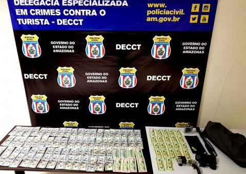 Homem é preso suspeito de furtar US$ 8 mil em aeroporto de Manaus