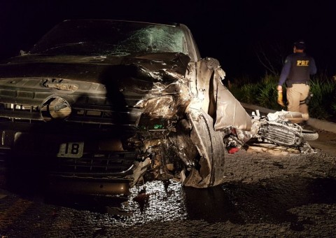 Motociclista morre em grave acidente na BR-174