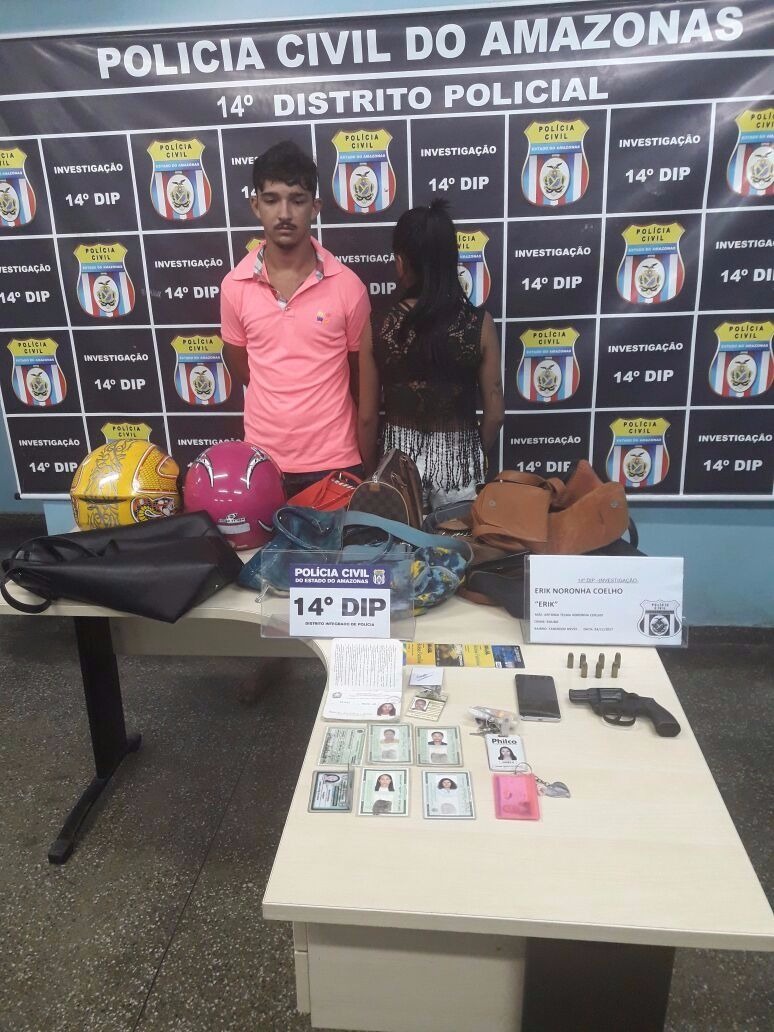 Vítimas reconhecem suspeito e homem é preso em flagrante por roubo em Manaus