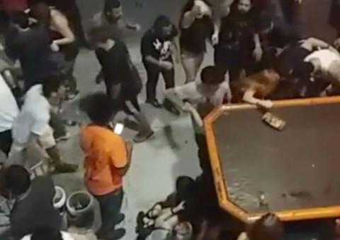 Vítima procurada após ser atingida por delegado no Porão aparece e faz desabafo no facebook