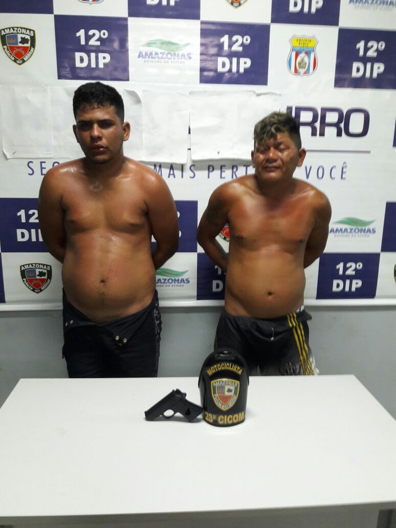 Após perseguição policial, dupla é presa com táxi roubado em Manaus