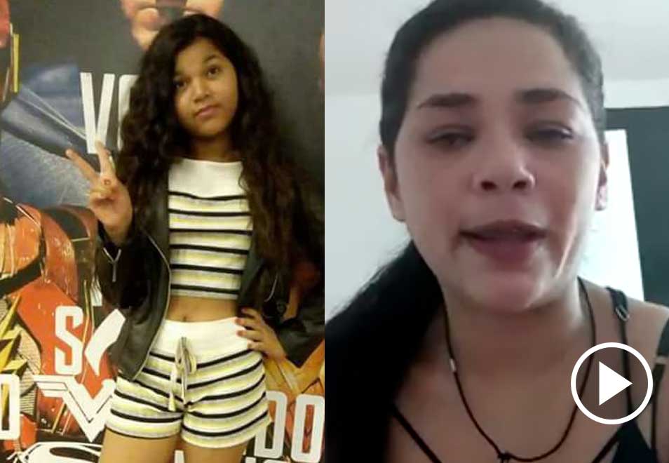 VÍDEO: Mãe procura filha de 11 anos e clama: "Não façam mal a ela!"