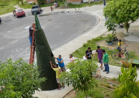 Concurso da árvore natalina mais bonita movimenta os residenciais do Prosamim