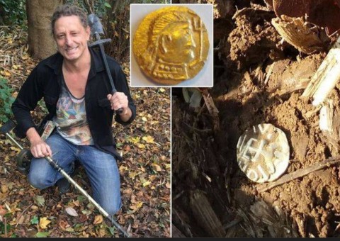 Após 4 dias de buscas, homem encontra algo valiosíssimo enterrado