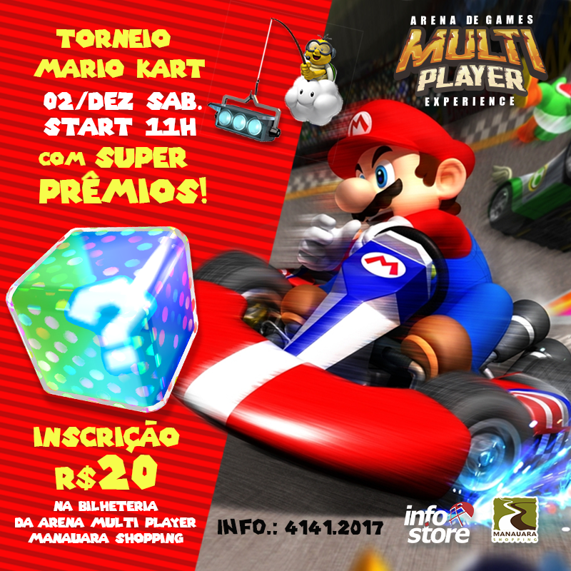 Super Mário chega a Manaus nesta terça-feira