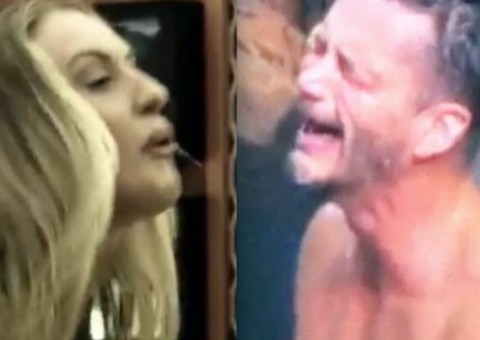  Assista à briga de Marcos e Monick com direito a cusparada e choros desesperados