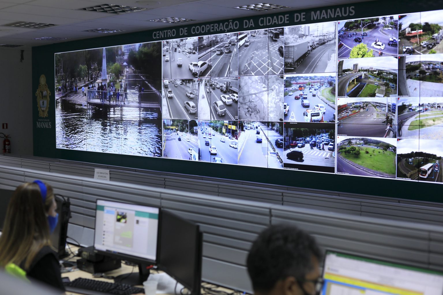 Manauaras acionam mais de 29 mil vezes o sistema de monitoramento de Manaus