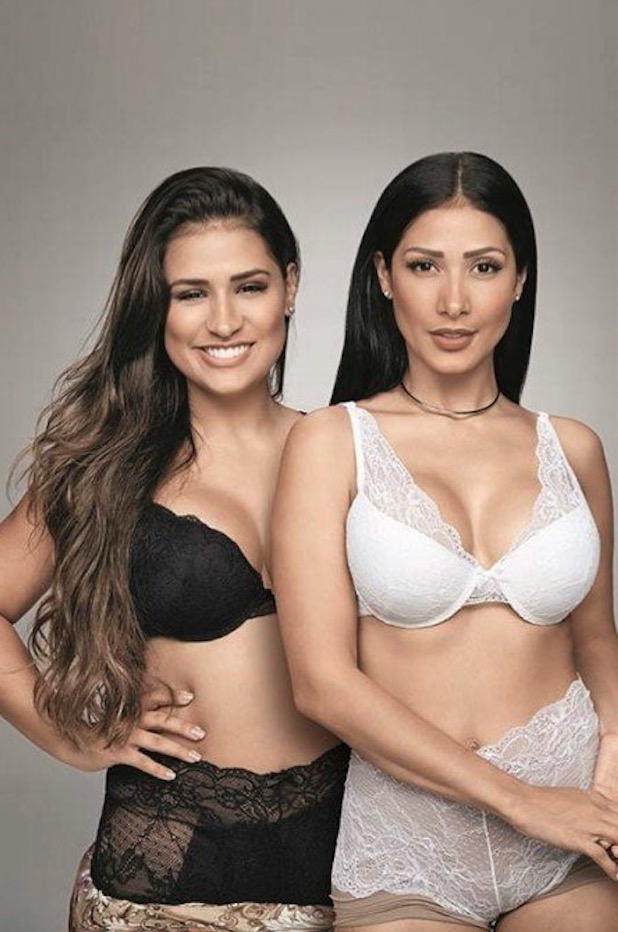  Simone e Simaria ostentam curvas em foto de lingerie