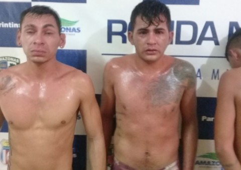 Trio suspeito de tentar matar PM a golpes de estaca é preso no Amazonas