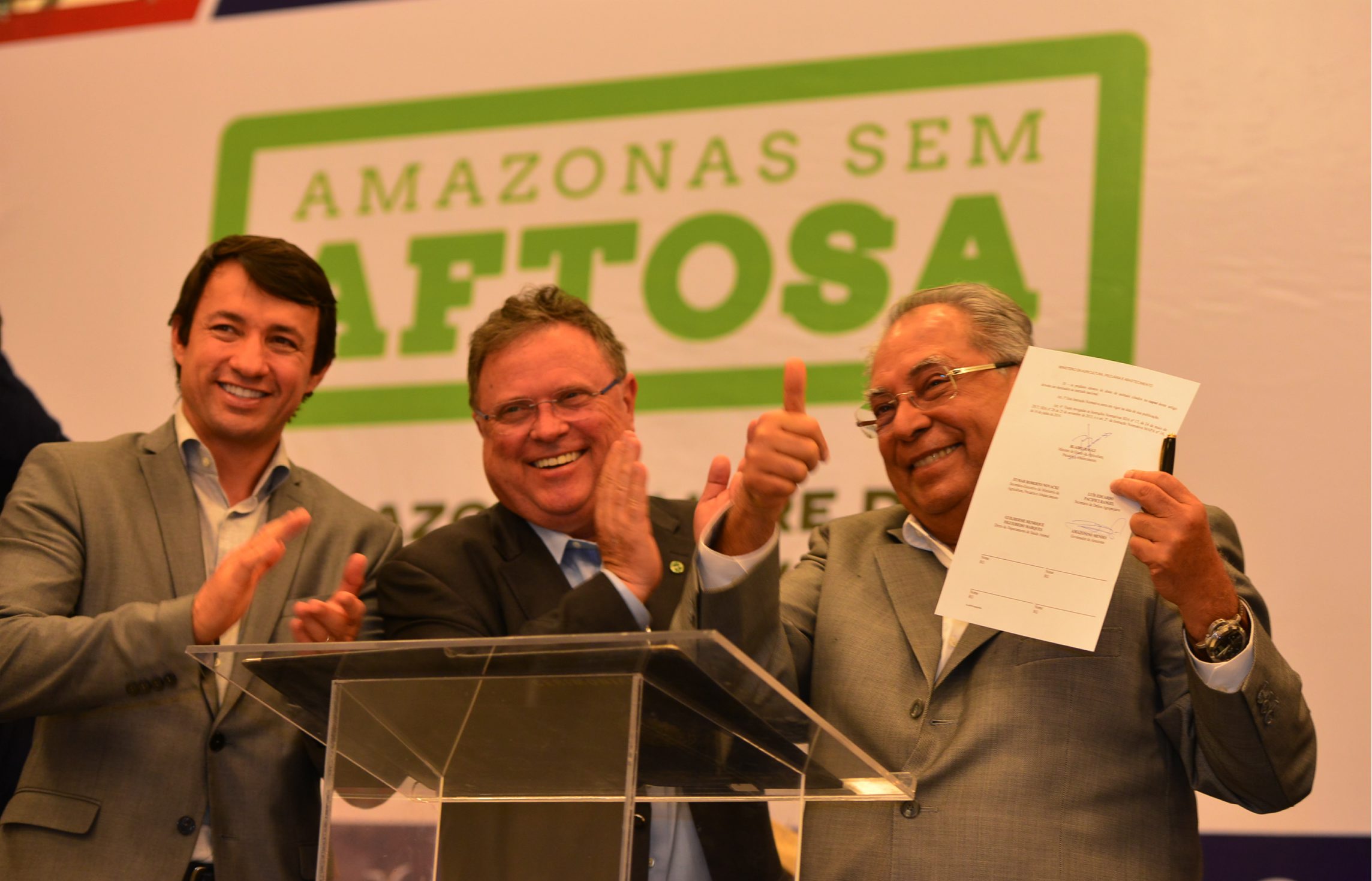 Ministro da Agricultura reconhece o Amazonas livre da febre aftosa