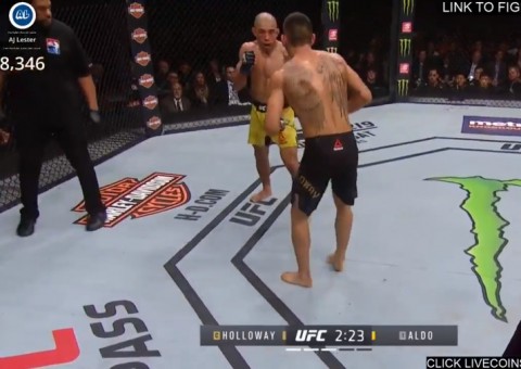 Garoto finge jogar videogame para transmitir luta de José Aldo