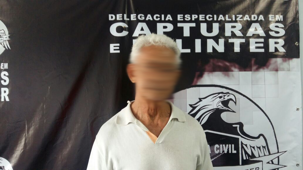 Idoso procurado por estuprar criança durante três anos é preso em Manaus