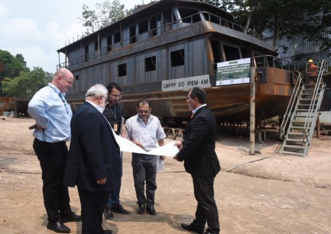 Amazonas terá primeira embarcação de fiscalização e pesquisa cientifica da América Latina