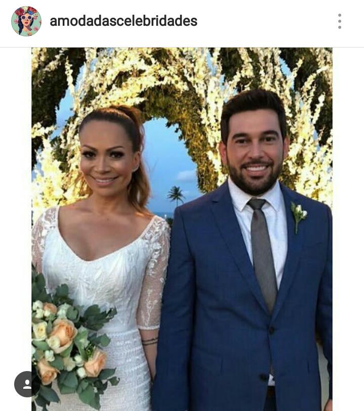 Veja as primeiras fotos do casamento de Solange Almeida