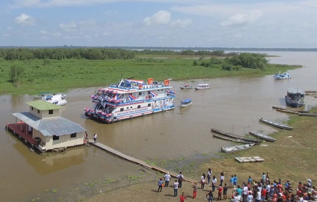 UBS Fluvial atende mais de 700 pacientes em sua primeira visita a Zona Rural de Coari 