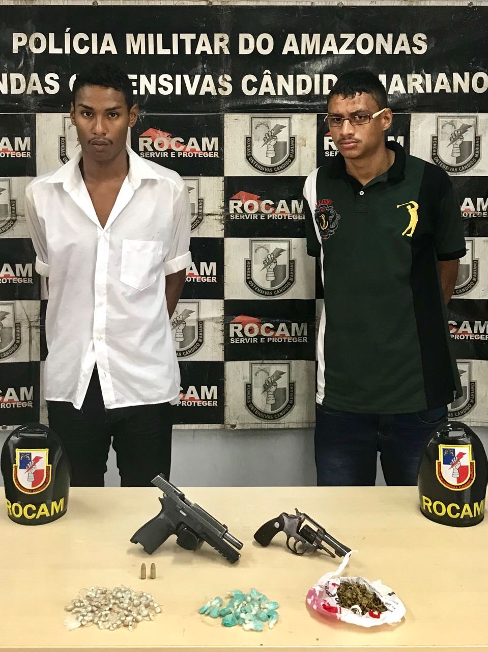 Em Manaus, detento com tornozeleira eletrônica é pego com armas em festa