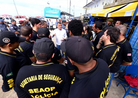 Foragidos são presos durante lançamento de ação educativa da SSP em Manaus