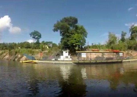 Balsa e empurrador furtados em porto do Amazonas são recuperados pela polícia