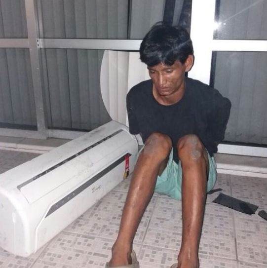 Homem é preso após tentar furtar ar-condicionado de instituição filantrópica em Manaus