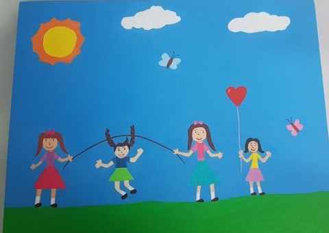 Shopping em Manaus sedia exposição de telas pintadas por crianças do Lar Batista Janell Doyle