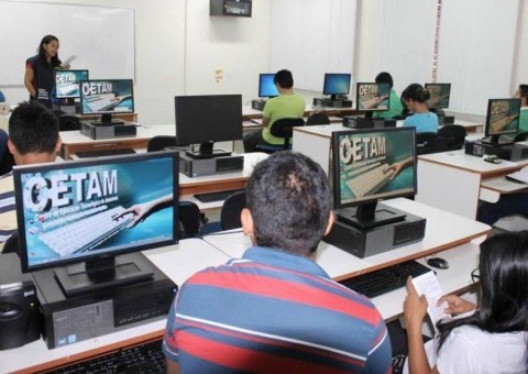 Matrícula para aprovados no Processo Seletivo do Cetam encerra nesta quarta-feira