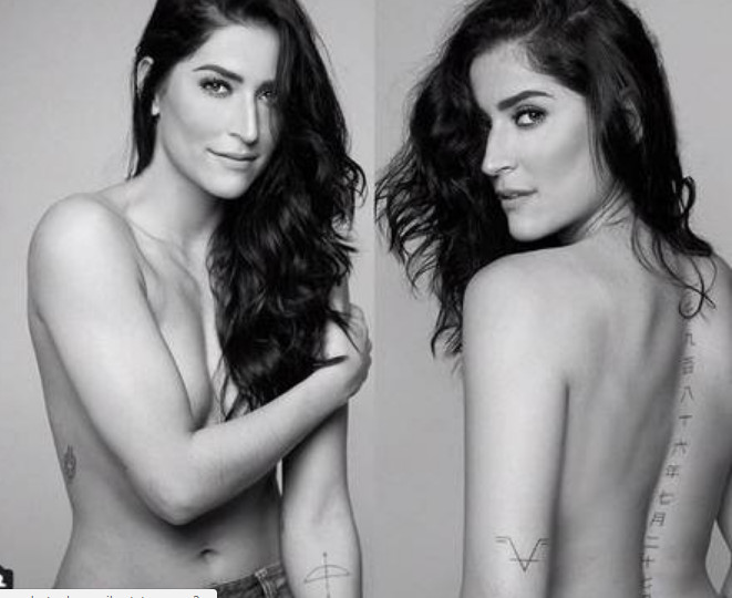 Maria Joana posa de topless em ensaio sensual e internautas vão à loucura