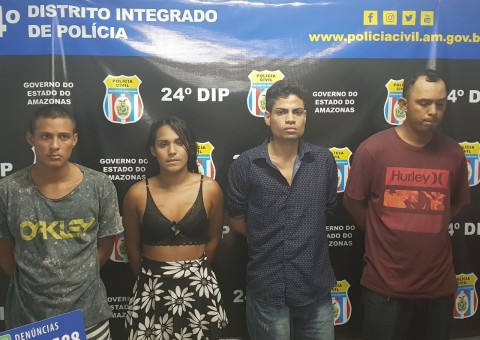 Grupo especializado em roubo de celulares é preso em Manaus