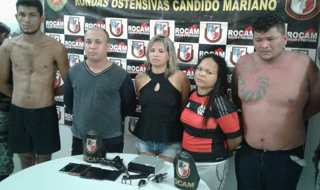 Grupo suspeito de tocar terror e assaltar várias casas é preso Manaus