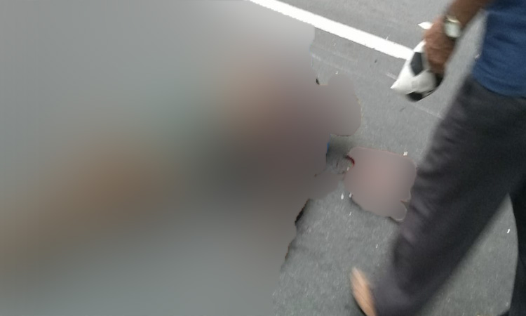 Homem fica ferido em acidente de motocicleta em Manaus