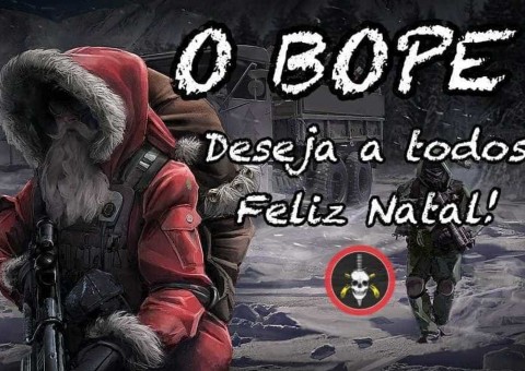 Bope faz post de Papai Noel 'diferentão' e causa polêmica na web