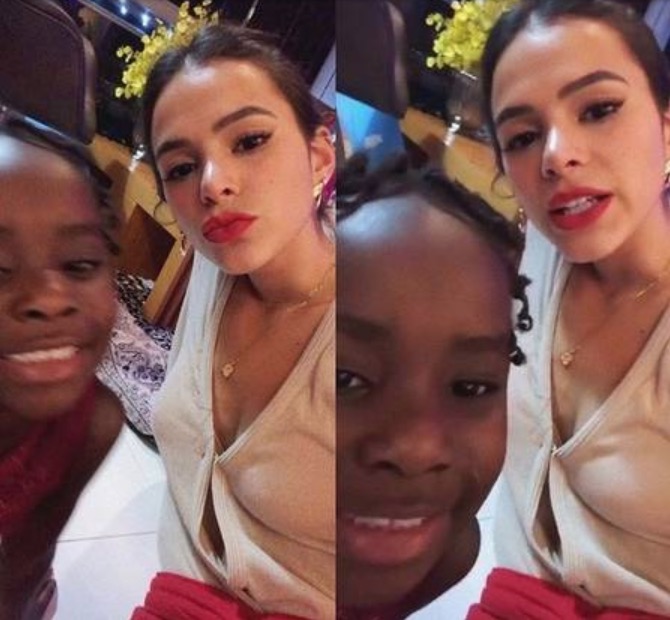 Bruna Marquezine leva crianças refugiadas para passar Natal em casa