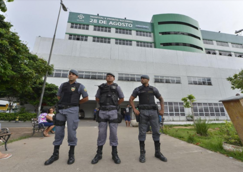 Para controlar ocorrências, polícia é reforçada em pronto-socorros no Réveillon Manaus 