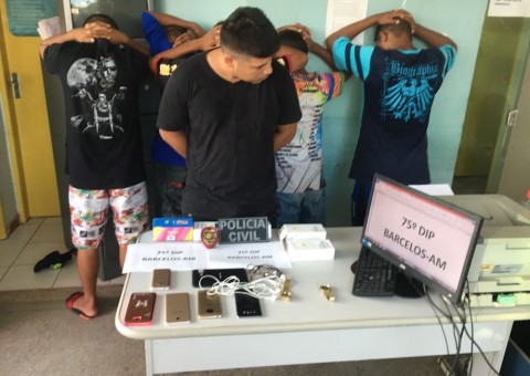 Colombiano é preso e cinco adolescentes são apreendidos por furto no Amazonas